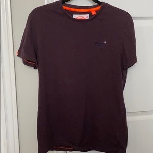 Vintage Dark Purple Superdry T Shirt